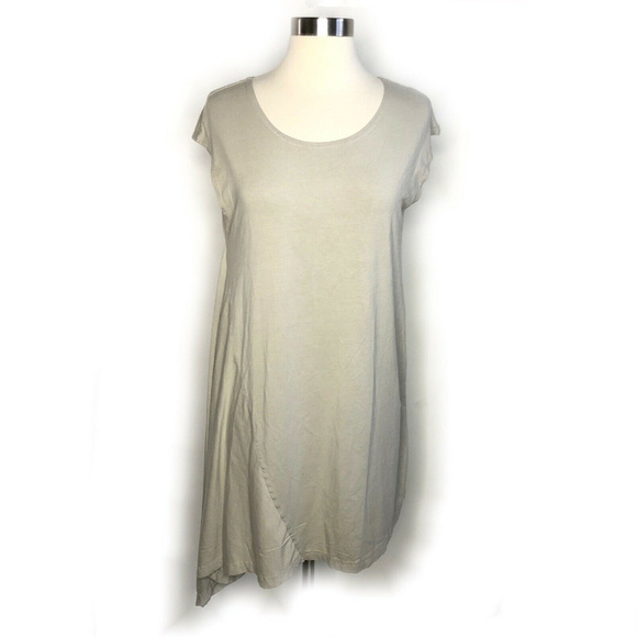 Bryn Waker Asymmetrical Hem Sleeveless Tunic Dress - Picture 1 of 4